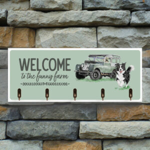 Welcome to the Funny Farm Key Holder