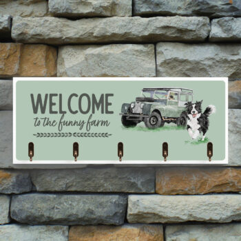 Welcome to the Funny Farm Key Holder