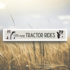 We Enjoy Tractor Rides Momento Block