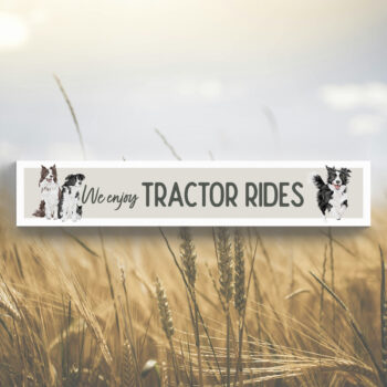 We Enjoy Tractor Rides Momento Block
