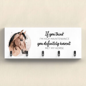 High Maintenance Horse Hook Rack