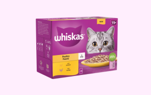 Whiskas 7+ Poultry Feast In Jelly 12x85g