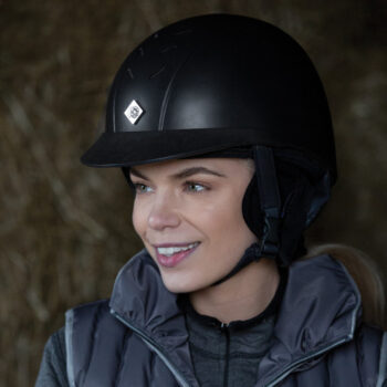 Equetech Unisex Riding Hat Ear Warmers – Black