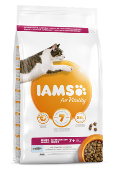 Iams Vitality Senior 7+ Cat Ocean Fish