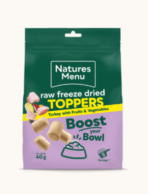 Natures Menu Raw Freeze Dried Toppers Turkey 40g