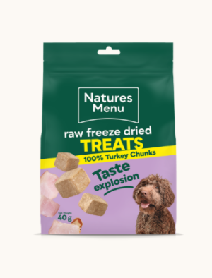 Natures Menu Raw Freeze Dried Turkey Chunks 40g
