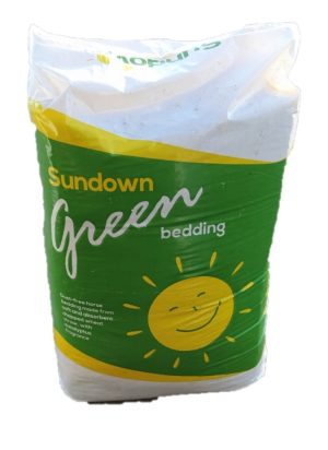 Sundown Green Straw Bedding 20kg