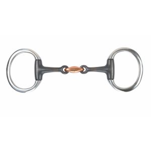 Shires Black Sweet Iron Flat Ring Eggbutt With Lozenge