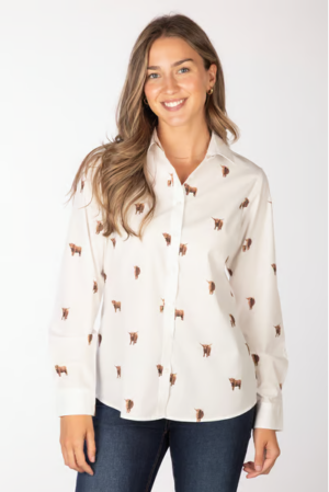 Rydale Wistow II Printed Cotton Shirt - Ladies