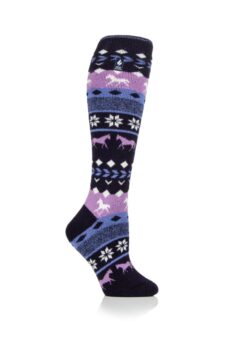 Heat Holders Aintree Ladies Fairisle Lite Long Socks – 1.6 Tog