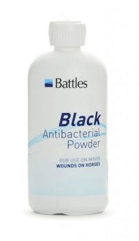 Battles Black Antibacterial Powder 125g