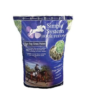 Simple Systems Blue Bag Grass Pellets 20kg
