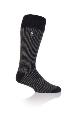Heat Holders Buzzard Mens Pin Stripe Boot Sock - 2.3 Tog