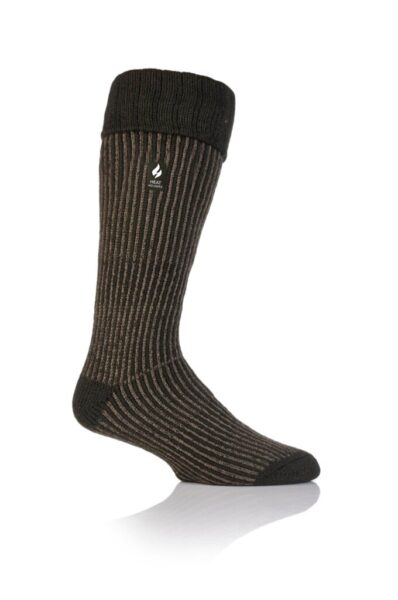 Heat Holders Buzzard Mens Pin Stripe Boot Sock - 2.3 Tog