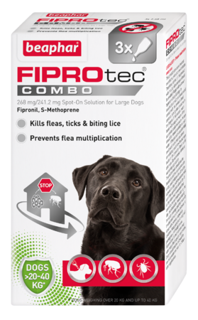 Fiprotec Combo Large Dog 20-40Kg 3x Pippette