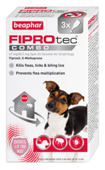 Fiprotec Combo Small Dog 2-10kg 3x Pippette