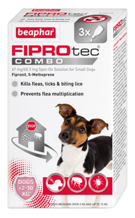 Fiprotec Combo Small Dog 2-10kg 3x Pippette