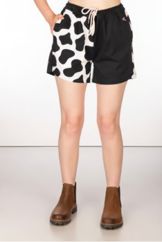 Rydale Ladies Quartered Cotton Cow Shorts