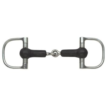Shires Rubber Covered Jointed Dee Bit