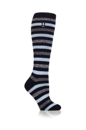 Heat Holders Enfield Ladies Stripe Lite Long Socks - 1.6 Tog