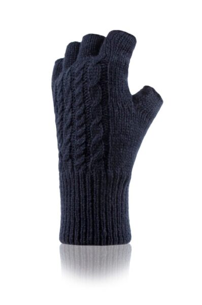 Heat Holders Ayla Ladies Cable Knit Fingerless Gloves