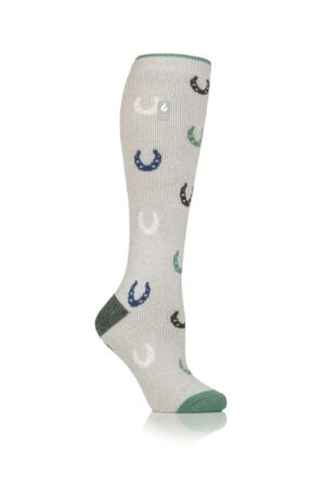 Heat Holders Fontwell Ladies Horseshoe Lite Long Socks - 1.6 Tog