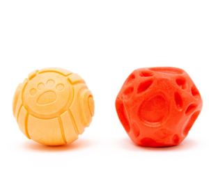 Frubba Balls Blue & Orange Paw Ball (2)