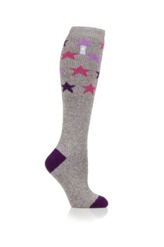 Heat Holders Hartland Ladies Stars Lite Long Socks – 1.6 Tog
