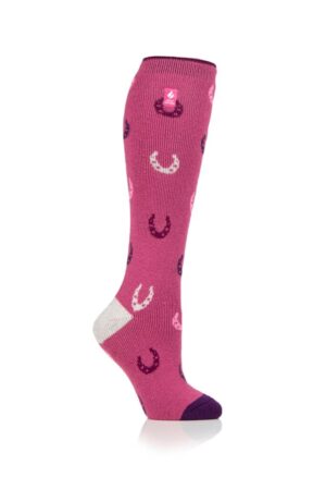 Heat Holders Hawick Ladies Horseshoe Lite Long Socks - 1.6 Tog
