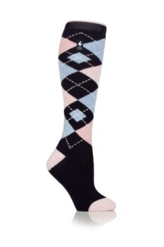 Heat Holders Hexham Ladies Argyle Lite Long Socks – 1.6 Tog