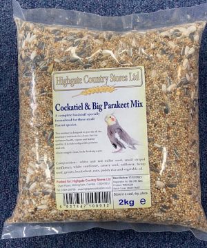 Rookes Cockatiel & Big Parakeet Mix 2kg