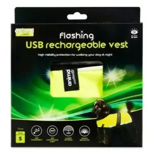 Animal Instincts Flashing Safety Reflective Vest