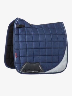 LeMieux Reflective Suede Dressage Square Navy