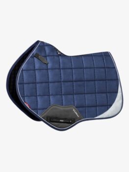 LeMieux Reflective Suede Close Contact Square Navy