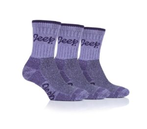 Jeep Ladies Luxury Boot Socks 3pk
