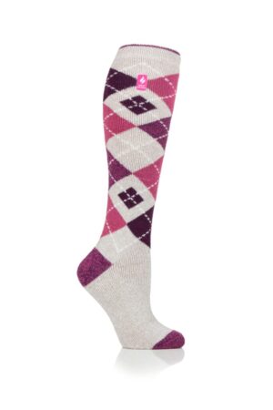 Heat Holders Kelso Ladies Argyle Lite Long Socks - 1.6 Tog