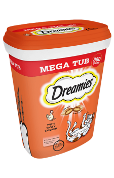 Dreamies Treats With Chicken 350g Tub