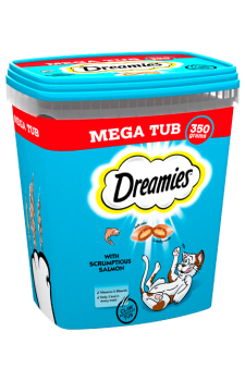 Dreamies Treats With Salmon 350g Tub