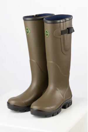 Rydale Lisset Neoprene Lined Wellington - Light Khaki
