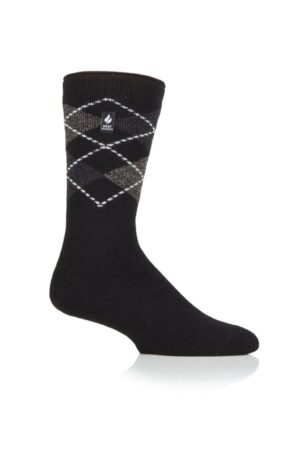 Heat Holders Lyon Mens Argyle Lite Socks - 1.6 Tog