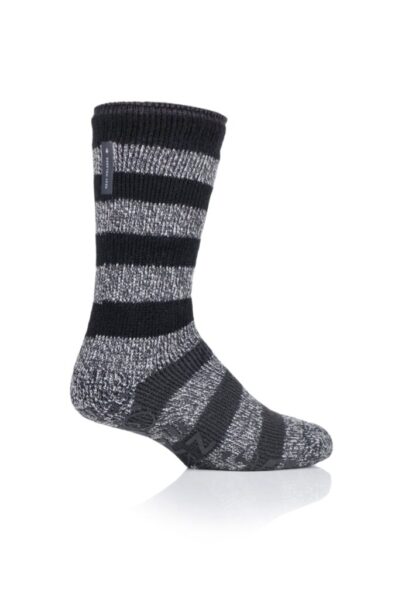 Heat Holders Oakley Mens Stripe Lounge Socks - 2.3 Tog