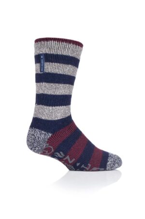 Heat Holders Oakley Mens Stripe Lounge Socks - 2.3 Tog