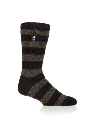 Heat Holders Palermo Mens Chunky Stripe Sock - 2.3 Tog