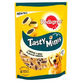 Pedigree Tasty Mini Nibbles Cheese & Beef Flavour 140g