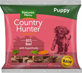 Country Hunter Raw Puppy Nuggets – Beef