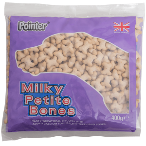 Pointer Milky Petite Bones 400g