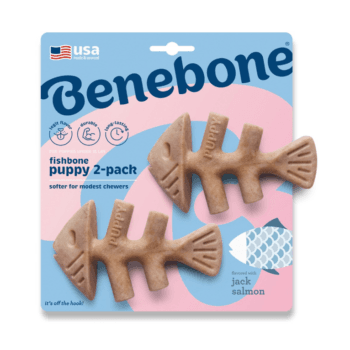 Benebone Puppy 2-Pack Fishbone Tiny
