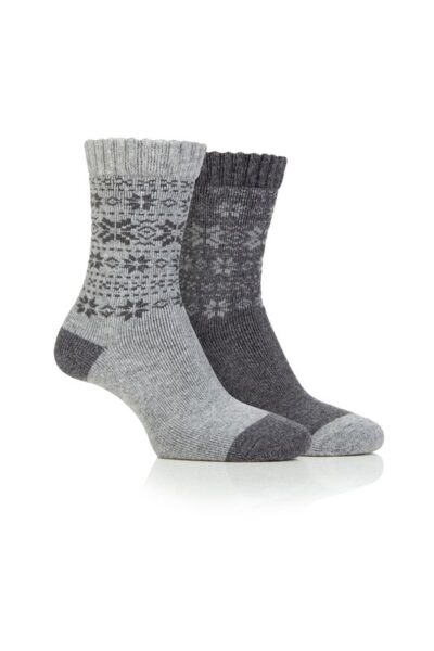 Jeep Ladies Wool Blend Boot Sock 2pk