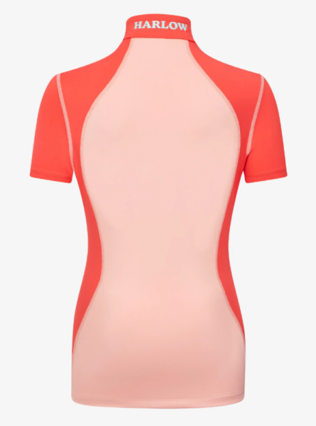 LeMieux Harlow Young Rider Short Sleeve Base Layer Coral Crush