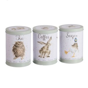Wrendale Tea, Coffee and Sugar Cannisters